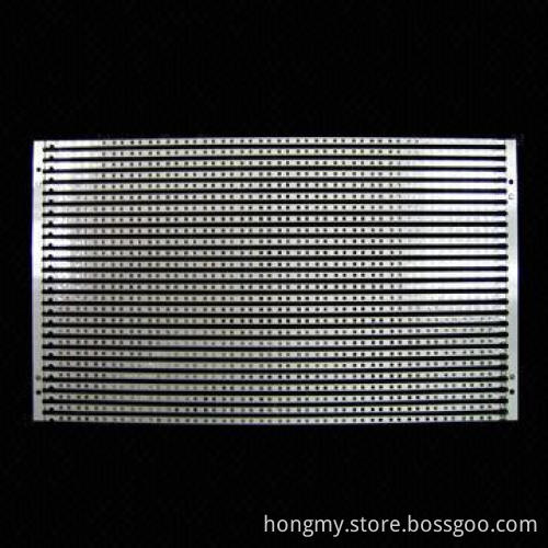 Double-sided Toothpick PCB with 0.4mm Minimum Hole Diameter and 1.0mm Finished Board Thickness